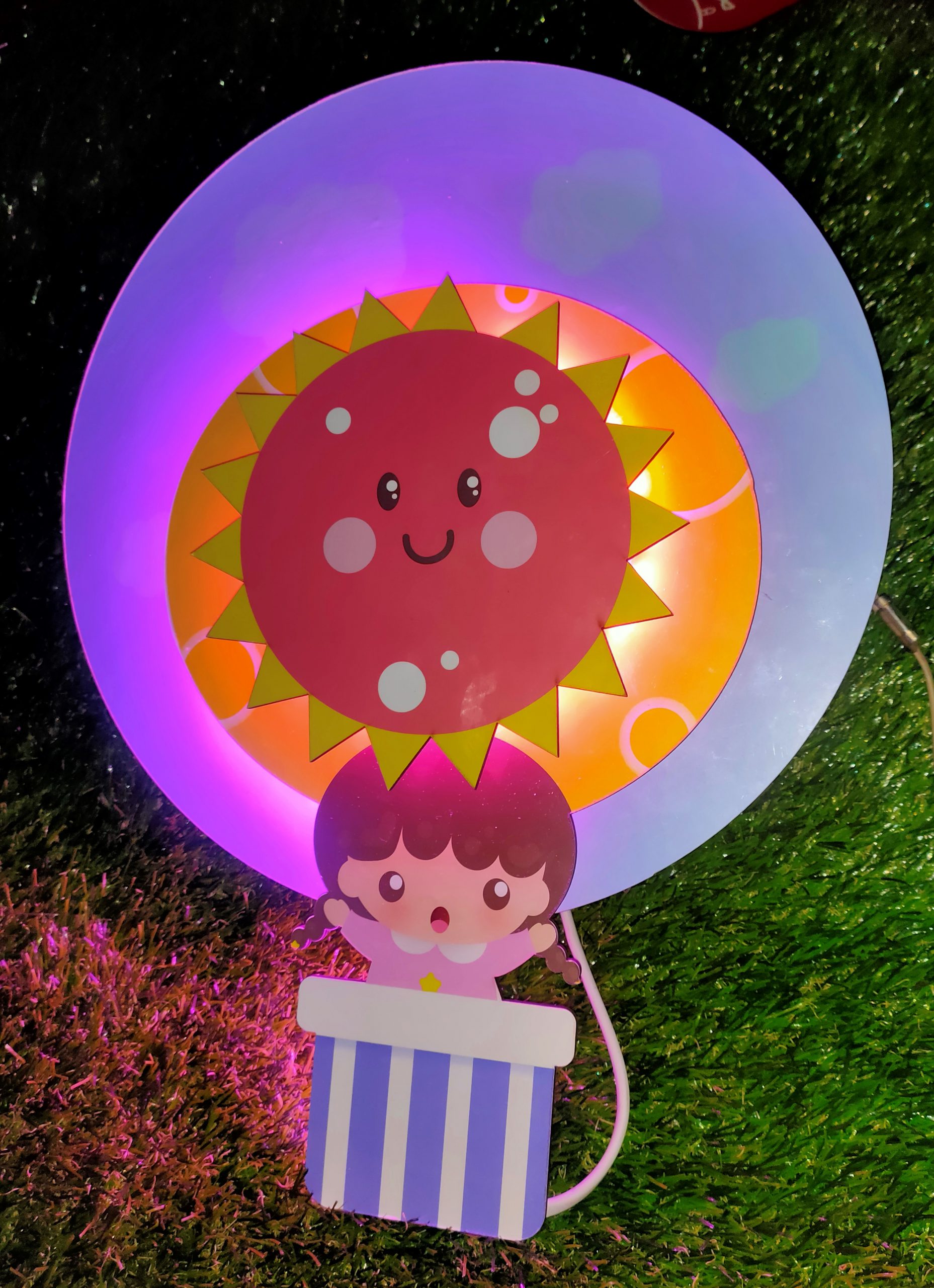 LAMP-GIRL ON CLOUD 1